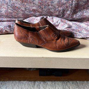 Vintage Western Ankle Booties